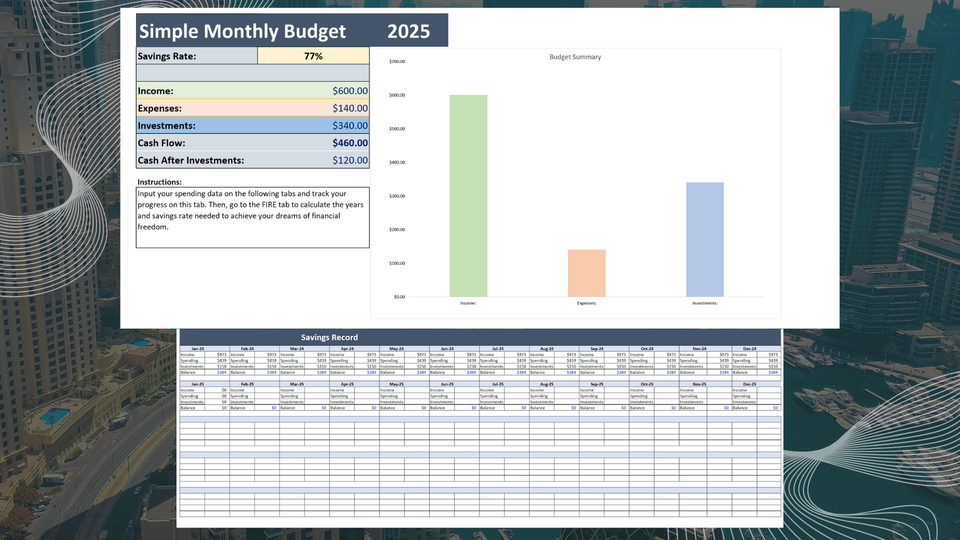 Monthly Budget Tool thumbnail